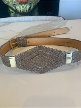 Vintage genuine snakeskin belt